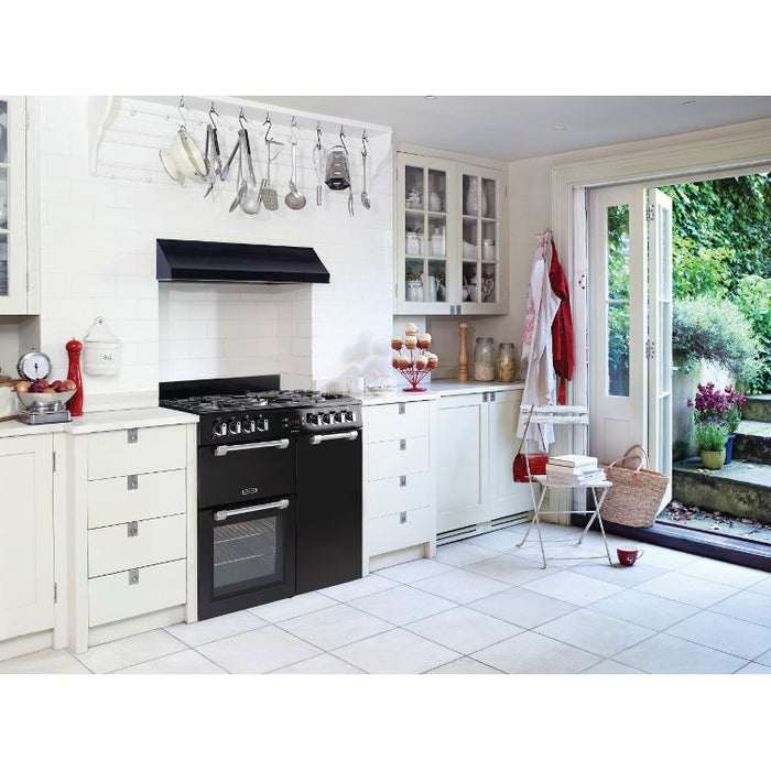 Leisure CK90G232K Cookmaster 90cm Gas Range Cooker, Black, A+ Rated