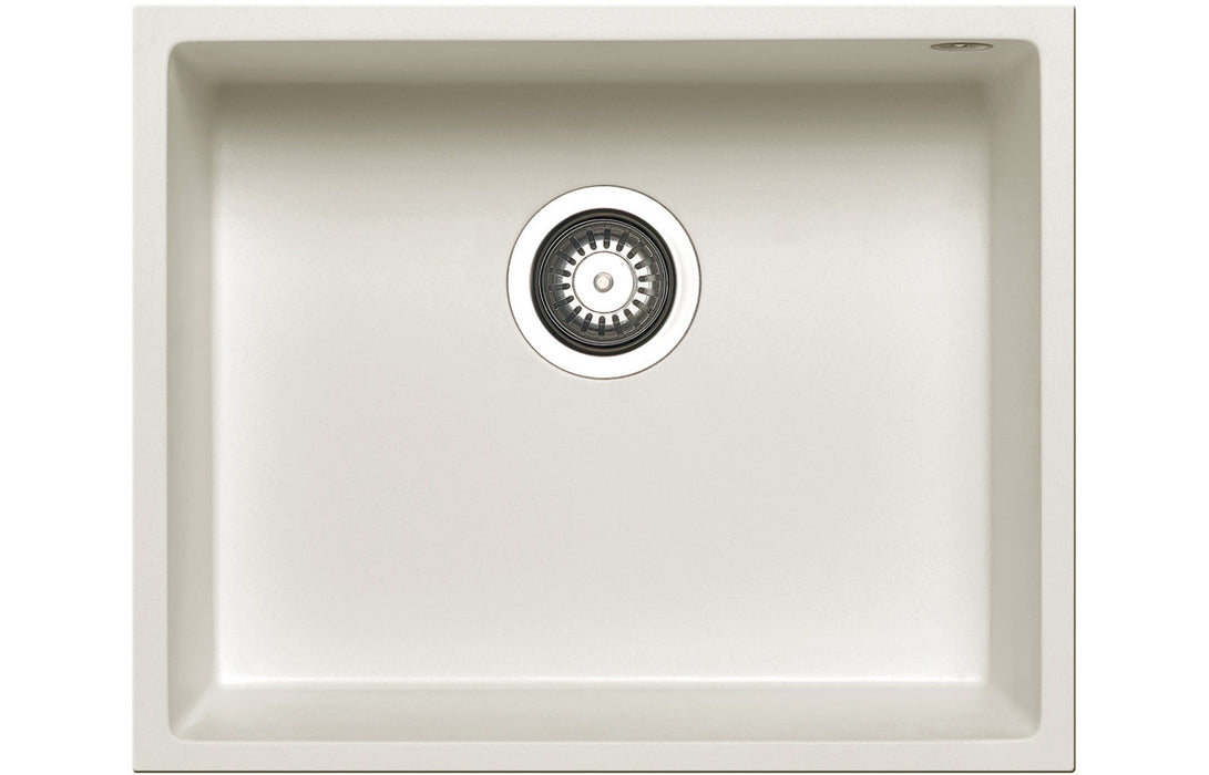 Prima+ Granite 1.0 Bowl Undermount Kitchen Sink 540mm L x 440mm W - Black