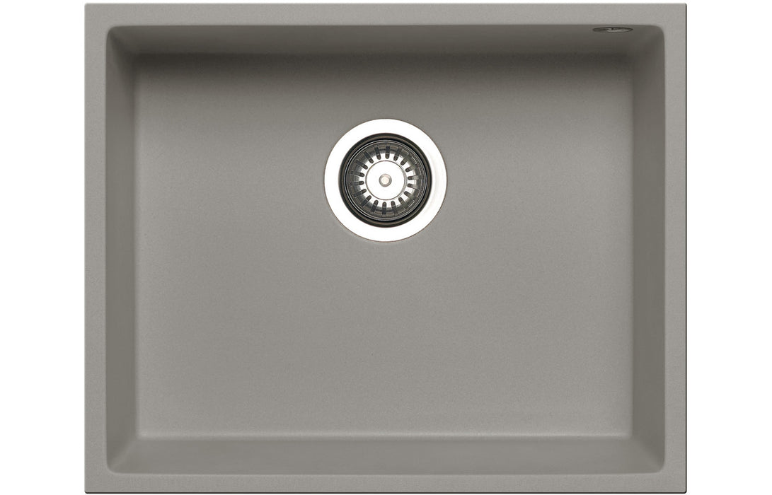 Prima+ Granite 1.0 Bowl Undermount Kitchen Sink 540mm L x 440mm W - Black