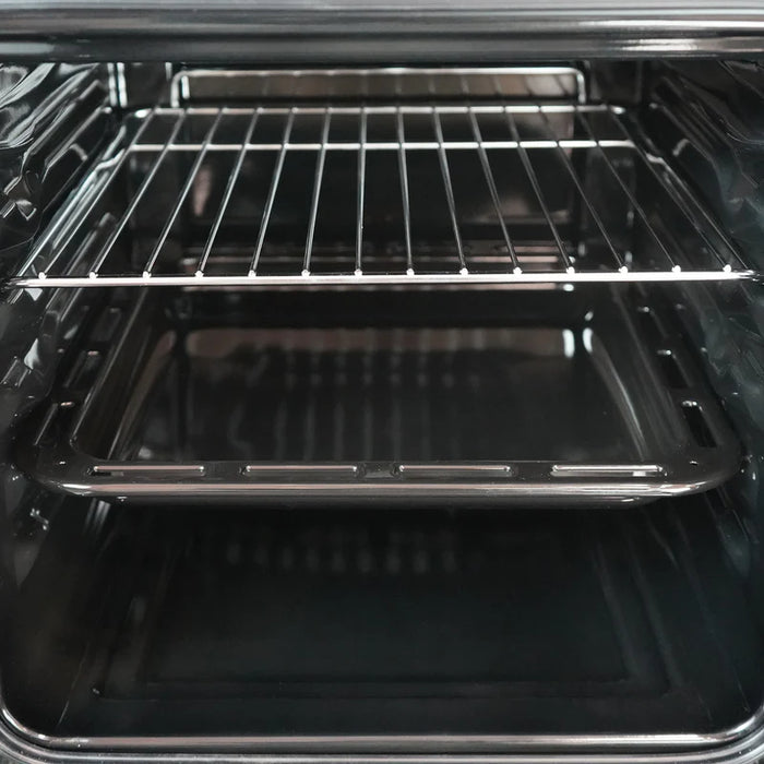 Montpellier CSE46W - White 50cm Electric Cooker - Solid Plate Hob - A Energy