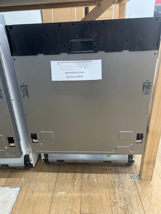 Grade A BEKO DIN15X20 Full-size Fully Integrated Dishwasher -BB5027