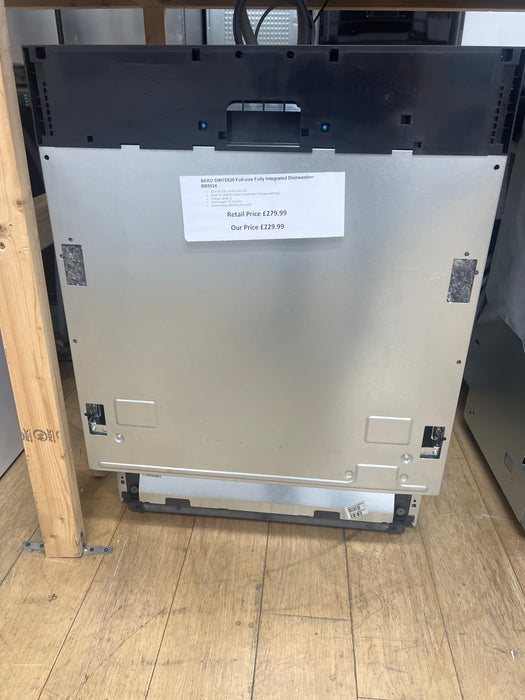 Grade A BEKO DIN15X20 Full-size Fully Integrated Dishwasher -BB5024