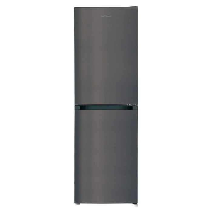 Statesman F01754LFX Freestanding Upright Manual Defrost Fridge Freezer