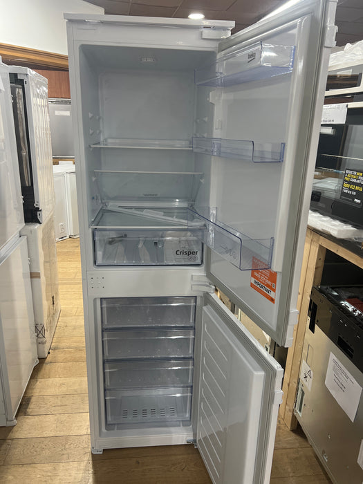 Grade A BEKO BCSM450 Integrated 50/50 Fridge Freezer - Sliding Hinge-BB5044