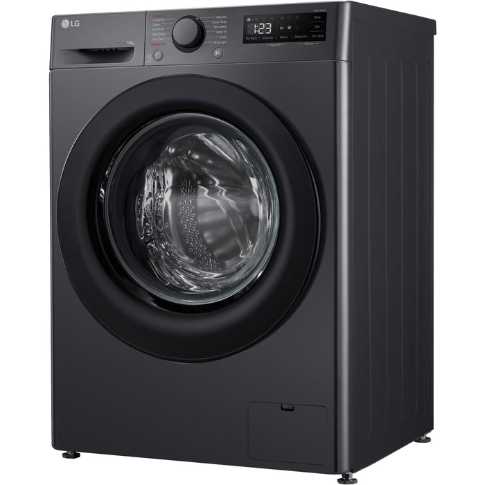 LG F4Y510GBLN1 Washing Machine, 10kg, 1400 Spin, Grey, A Rated