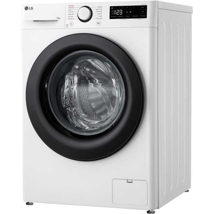 LG F4Y510WBLN1 Washing Machine, 10kg, 1400 Spin, White, A Rated
