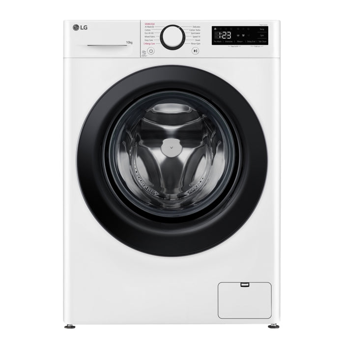 LG F4Y510WBLN1 Washing Machine, 10kg, 1400 Spin, White, A Rated