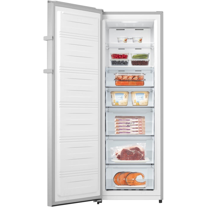 Hisense FV298N4ACE 172cm Frost Free Upright Freezer - Stainless Steel - E Rated
