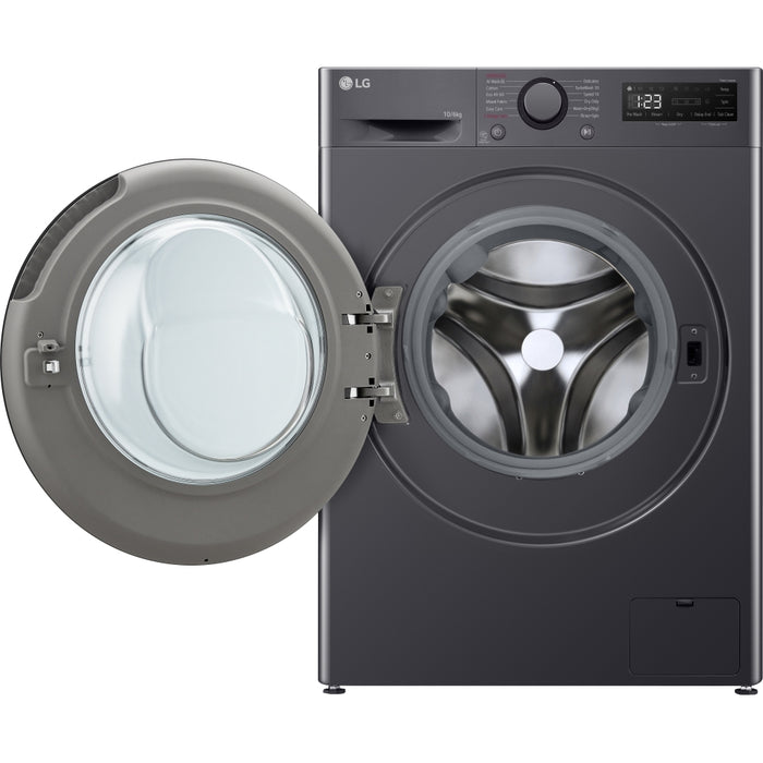 LG TurboWash360 with AI FWY706GBTN1 10 kg Washer Dryer - Grey -
