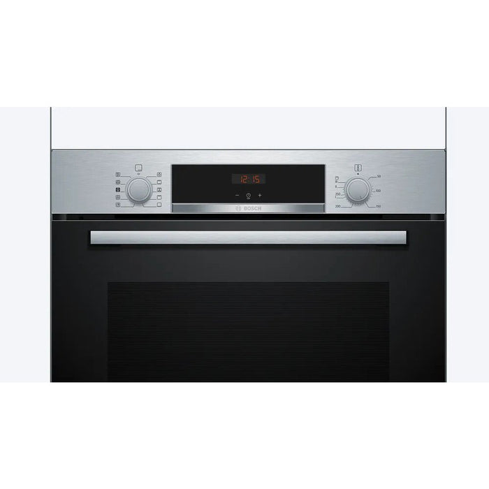 BOSCH Series 4 HQA574BS3B Electric Pyrolytic Steam Single Oven - Stainless Steel
