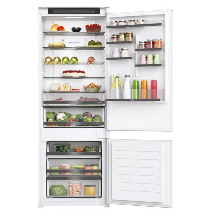 Haier HBW5719EK 70cm Wide 193cm Integrated 70/30 Frost Free Fridge Freezer