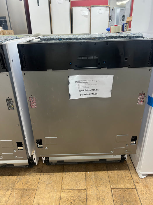 Grade A BEKO DIN15X20 Full-size Fully Integrated Dishwasher -BB9666