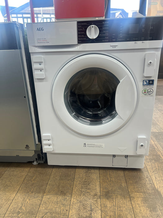 Grade A AEG 6000 LX6WG74634BI Integrated 7 kg Washer Dryer - White BB9150