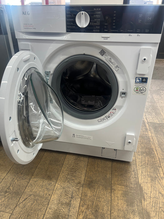 Grade A AEG 6000 LX6WG74634BI Integrated 7 kg Washer Dryer - White BB9150