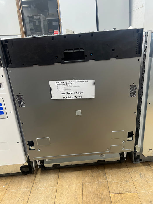 Grade A BEKO DIN15X20 Full-size Fully Integrated Dishwasher -BB9105