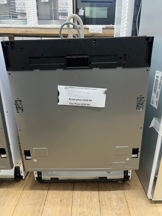 Grade A BEKO DIN25430 Full-size Fully Integrated Dishwasher BB9113