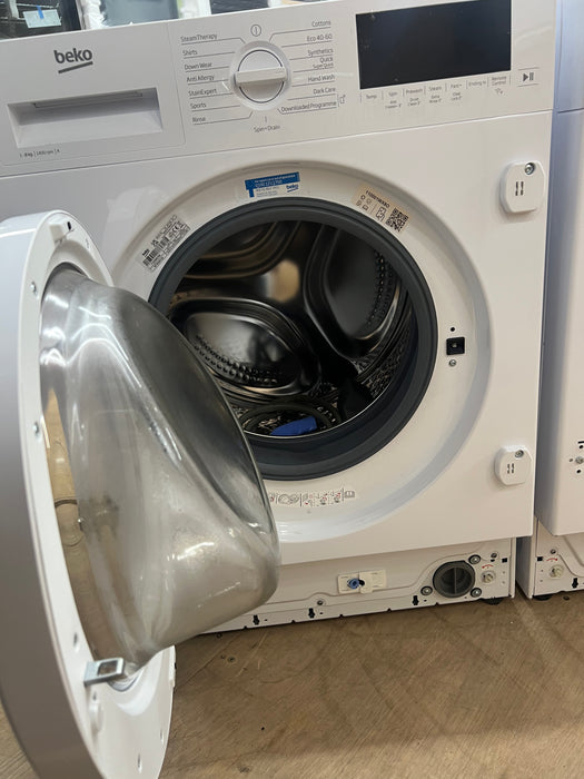 Grade A BEKO bPro 500 WTIK84122 Integrated WiFi-enabled 8 kg 1400 Spin Washing Machine BB9119