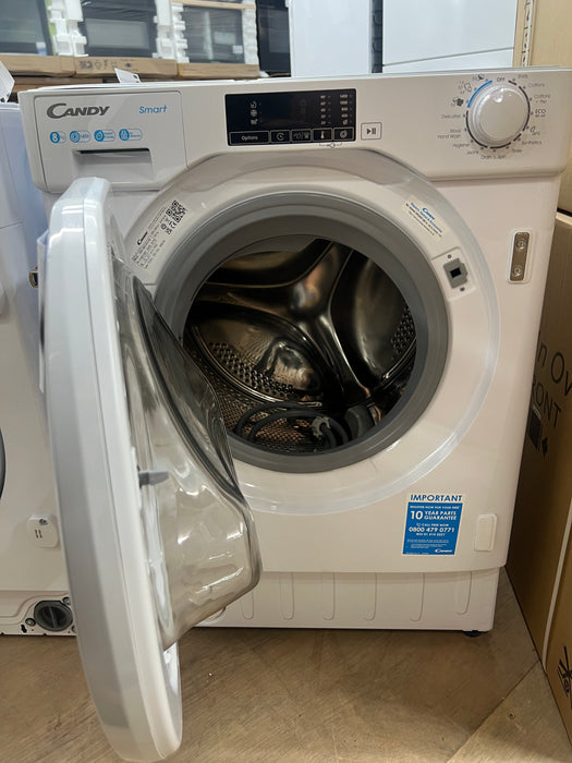 Grade A CANDY CBW 48D1W4-80 Integrated 8 kg 1400 Spin Washing Machine BB9115
