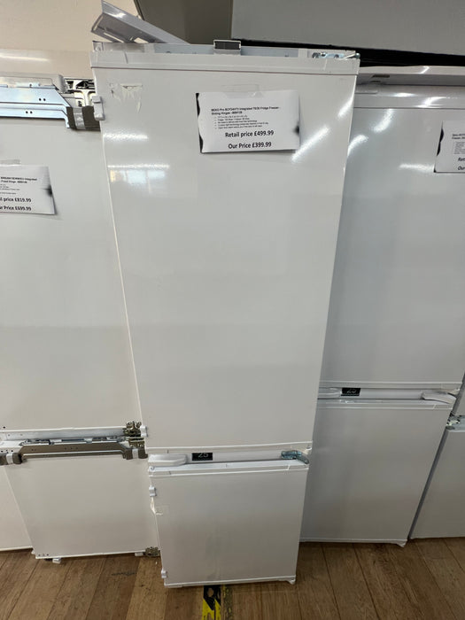 Grade A BEKO Pro BCFD4V73 Integrated 70/30 Fridge Freezer - Sliding Hinges BB9128