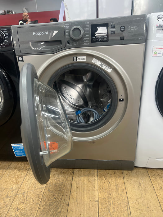 Grade A HOTPOINT Anti-stain NSWR 946 GK UK 9 kg 1400 Spin Washing Machine - Graphite BB9224