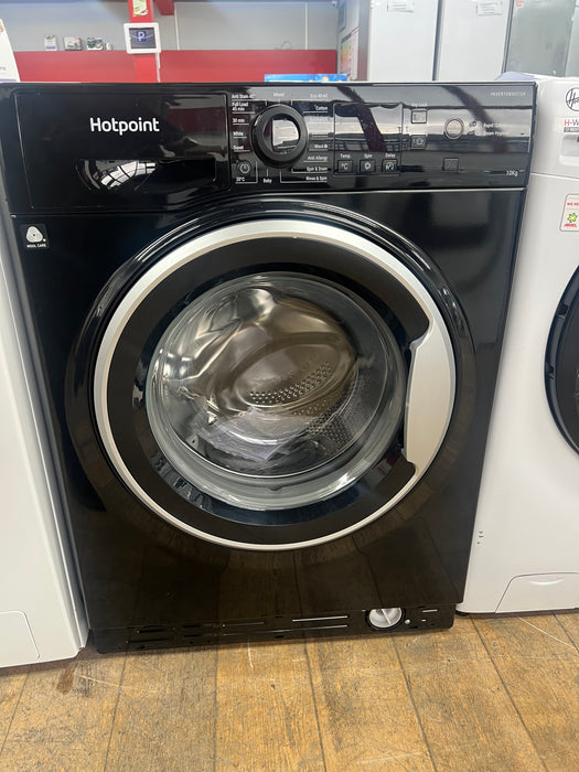 Grade A HOTPOINT NSWM 1046C BS UK N 10 kg 1400 Spin Washing Machine - Black