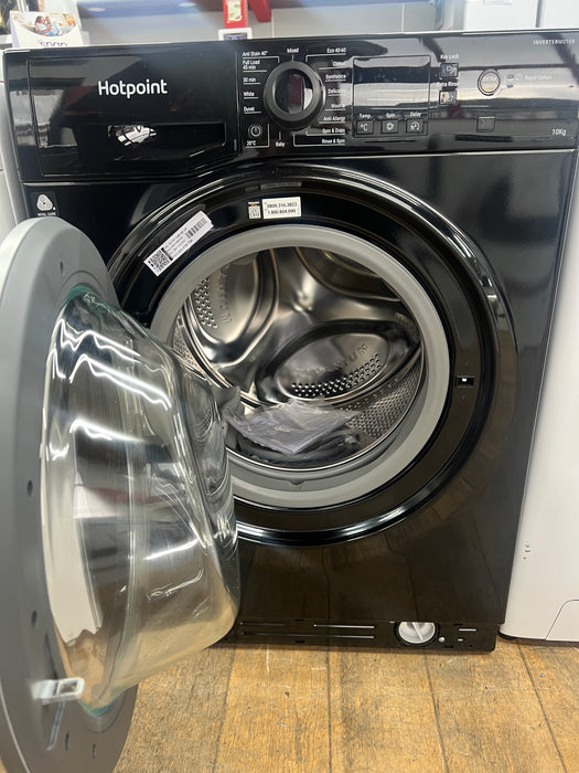 Grade A HOTPOINT NSWM 1046C BS UK N 10 kg 1400 Spin Washing Machine - Black