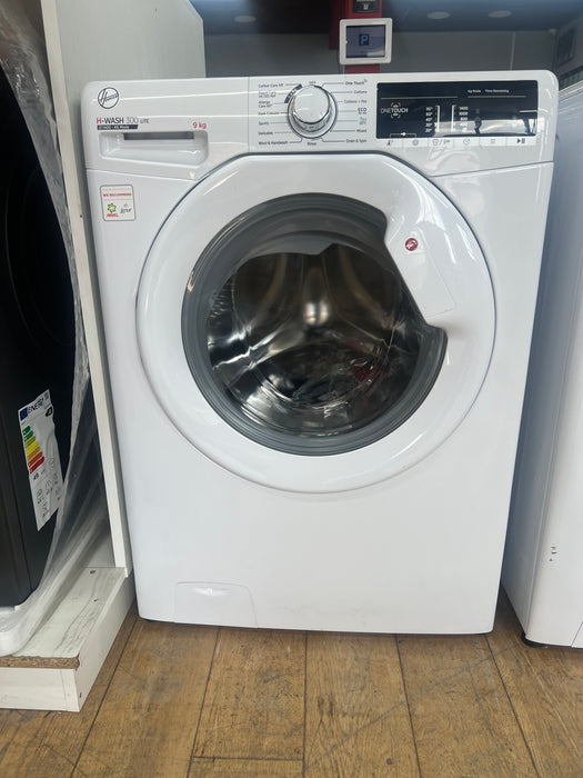 Grade A HOOVER H-WASH 300 LITE H3W 49TA4/1-80 NFC 9 kg 1400 Spin Washing Machine - White BB9022