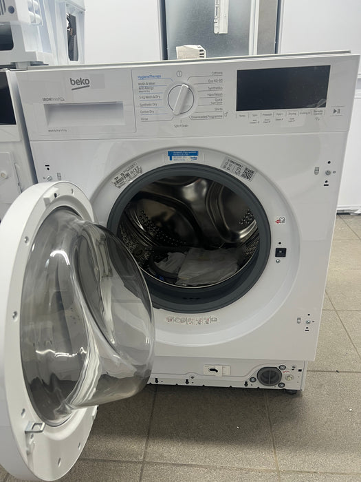 Grade A BEKO Pro RecycledTub WDIK854441 Bluetooth Integrated 8 kg Washer Dryer -BB9427