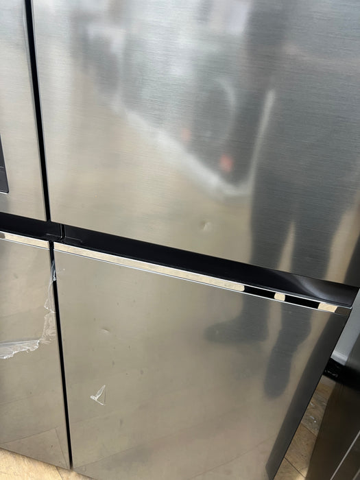 Grade A LG UVNano GSLD80PZRD American-Style Smart Fridge Freezer - Shiny Steel-BB5254