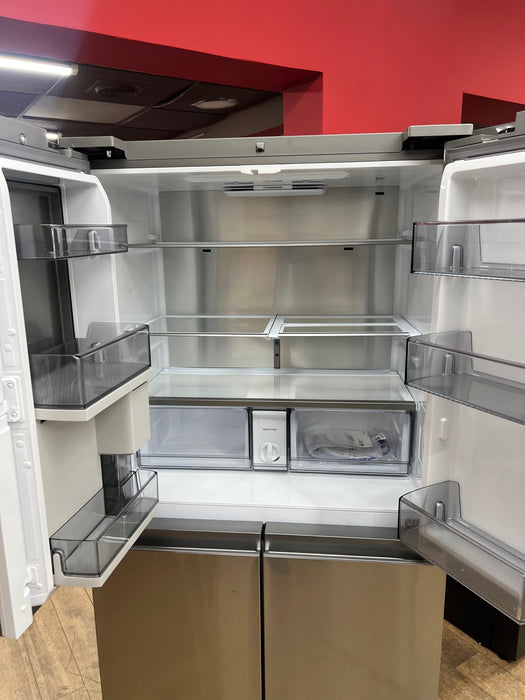 Grade A SAMSUNG Family Hub with AI Vision RF65DG9H0ESREU Smart Fridge Freezer - Silver BB5454