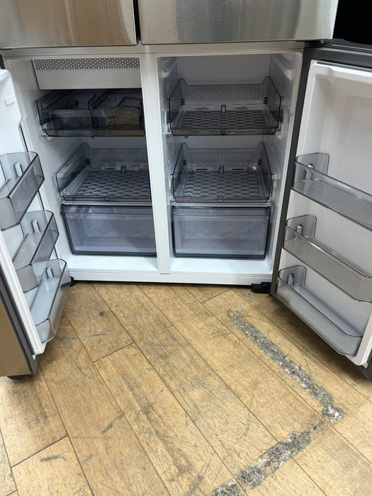 Grade A SAMSUNG Family Hub with AI Vision RF65DG9H0ESREU Smart Fridge Freezer - Silver BB5454
