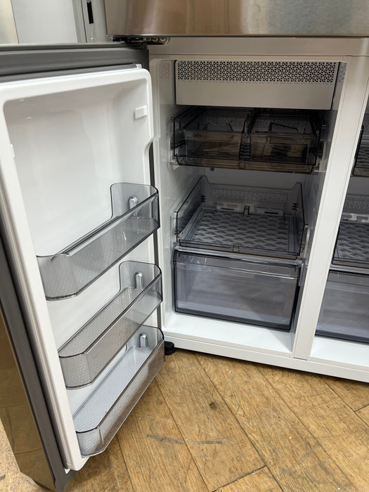 Grade A SAMSUNG Family Hub with AI Vision RF65DG9H0ESREU Smart Fridge Freezer - Silver BB5454
