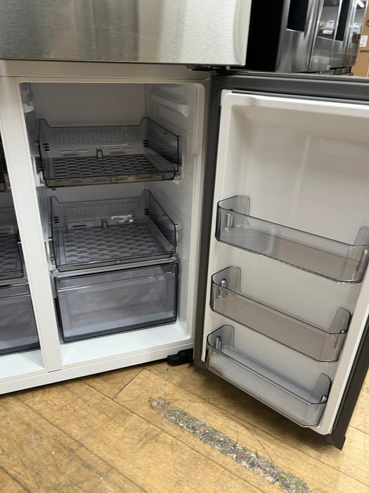 Grade A SAMSUNG Family Hub with AI Vision RF65DG9H0ESREU Smart Fridge Freezer - Silver BB5454