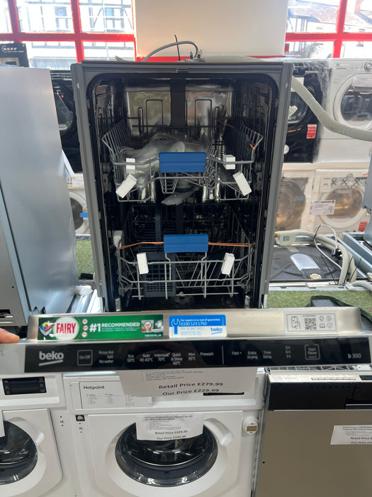 Grade A BEKO Pro DIS16R10 Slimline Fully Integrated Dishwasher BB5398