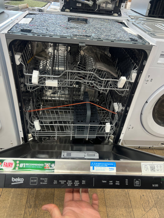 Grade A BEKO DIN15X20 Full-size Fully Integrated Dishwasher -BB5387