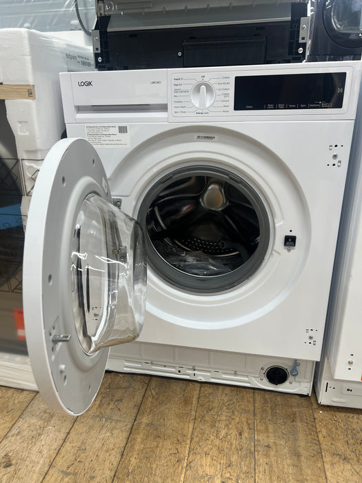 LOGIK T-series LIW812W22 Integrated 8 kg 1200 Spin Washing Machine BB5397