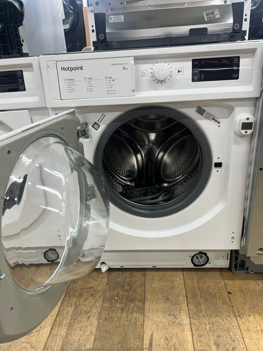 Grade A HOTPOINT BIWMHG81485UK Integrated 8 kg 1400 Spin Washing Machine BB5404