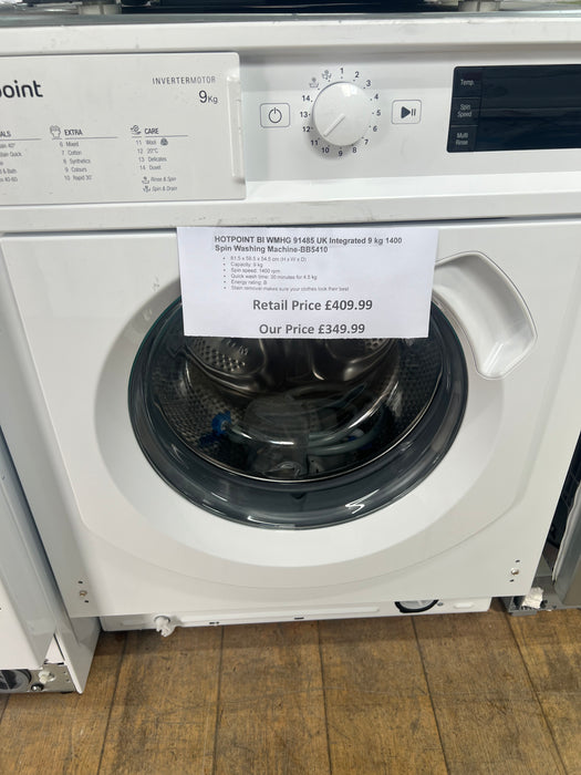 Grade A BEKO bPro 500 WTIK84122 Integrated WiFi-enabled 8 kg 1400 Spin Washing Machine-BB5406