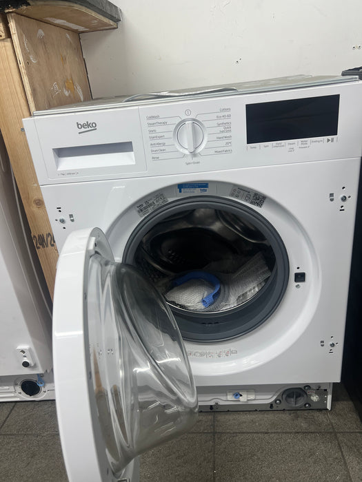 Grade A BEKO WTIK72121 Integrated 7 kg 1200 Spin Washing Machine BB5403