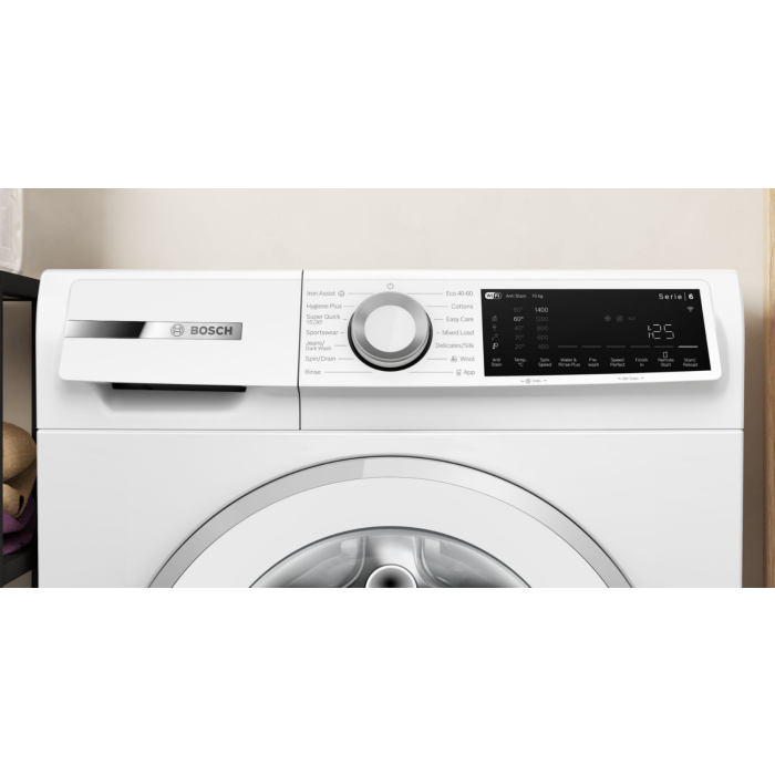 Bosch Series 6 WGJ25400GB 10kg 1351 Spin Washing Machine - White