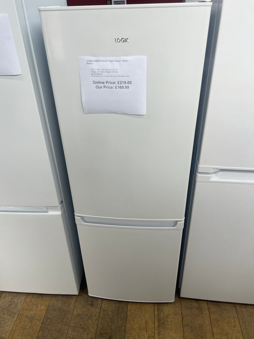 Grade A LOGIK L50BW23 60/40 Fridge Freezer - White-BB9641