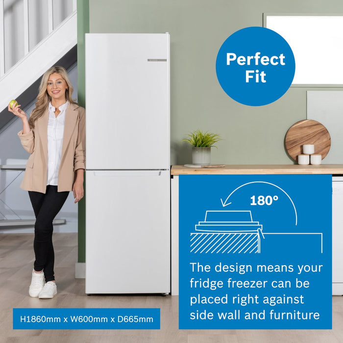 BOSCH Series 2 KGN34NWEAG 50/50 Fridge Freezer - White