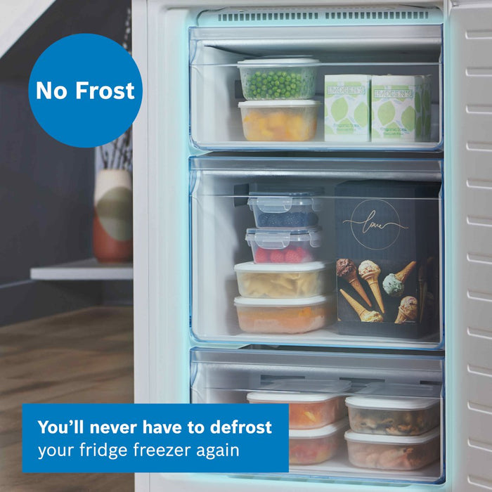 BOSCH Series 2 KGN34NWEAG 50/50 Fridge Freezer - White