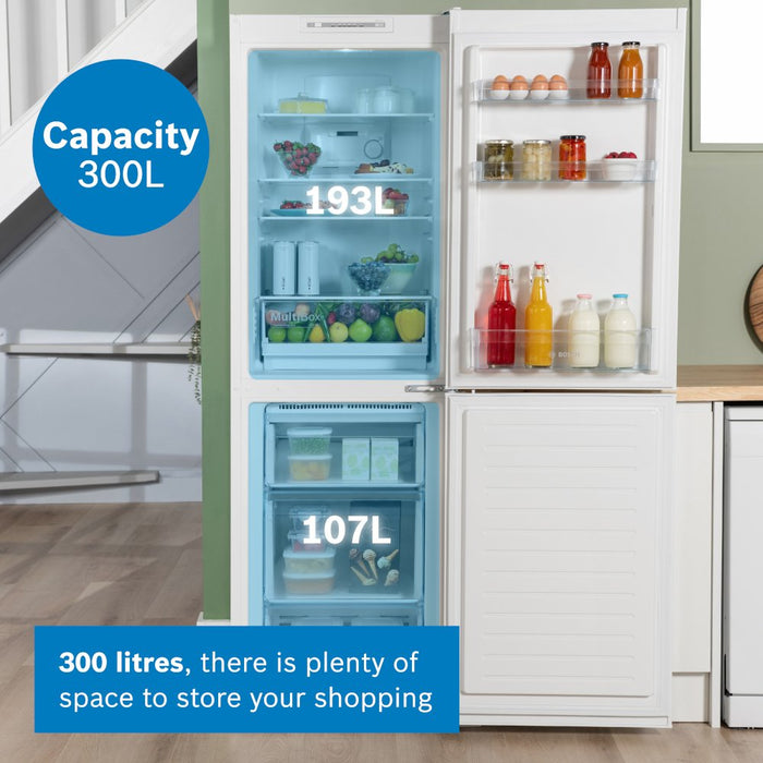 BOSCH Series 2 KGN34NWEAG 50/50 Fridge Freezer - White