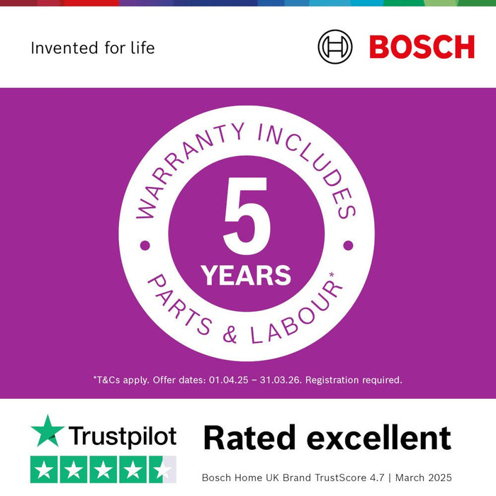 BOSCH Series 6 KIR81ADD0G Integrated Tall Fridge - Fixed Hinge