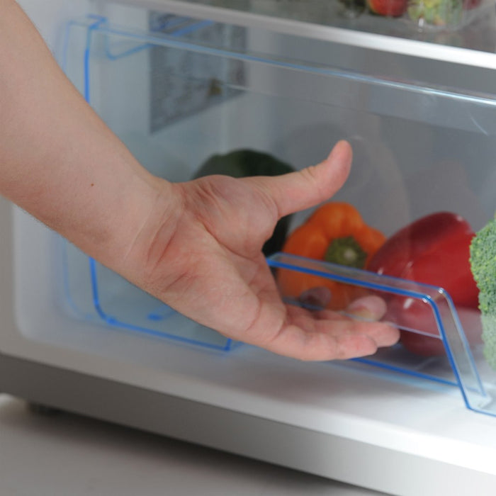 Statesman L255S 55cm Under Counter Larder Fridge Silver