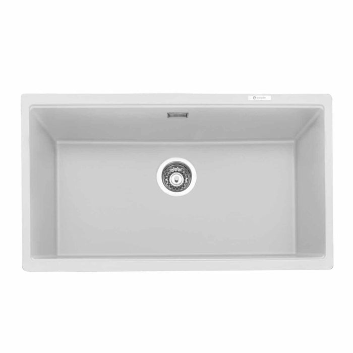 Caple Leesti 760 Single Bowl Undermount Granite Sink Anthracite