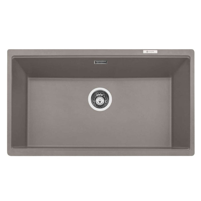 Caple Leesti 760 Single Bowl Undermount Granite Sink Anthracite