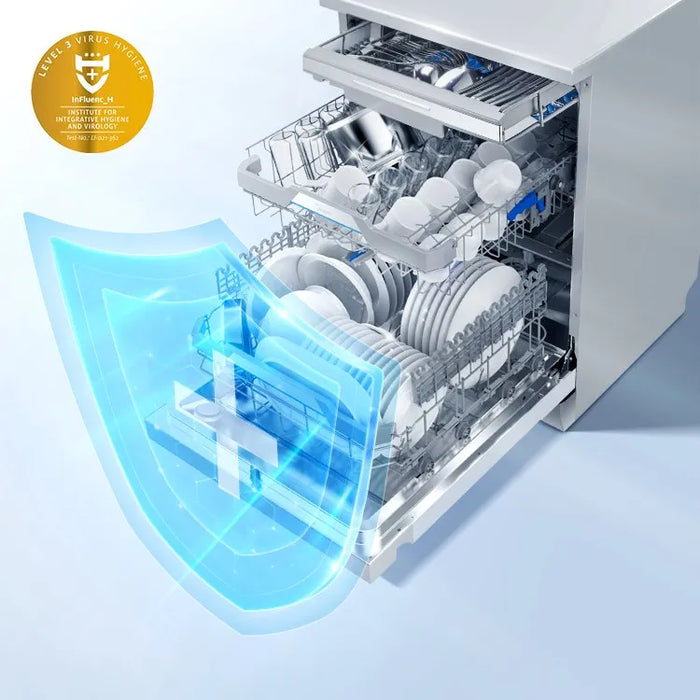 Midea MDWPF1233C(W)-WG-UK White 12 Place Setting Freestanding 60Cm Dishwasher