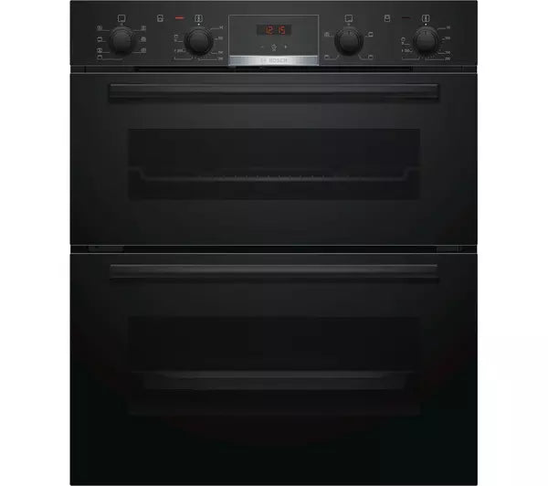 BOSCH Series 4 NBS533BB0B Electric Builtunder Double Oven Black